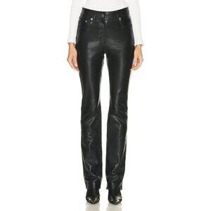 STAND STUDIO Rebecca Leather Pants in Black 36 26 New Womens Trousers